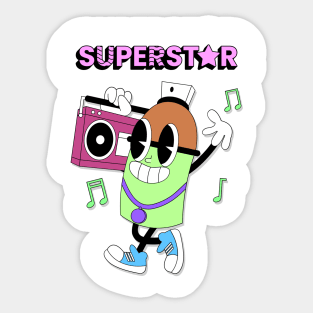 hip hop superstar Sticker